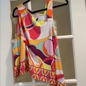 Colorful Abstract Women's Top